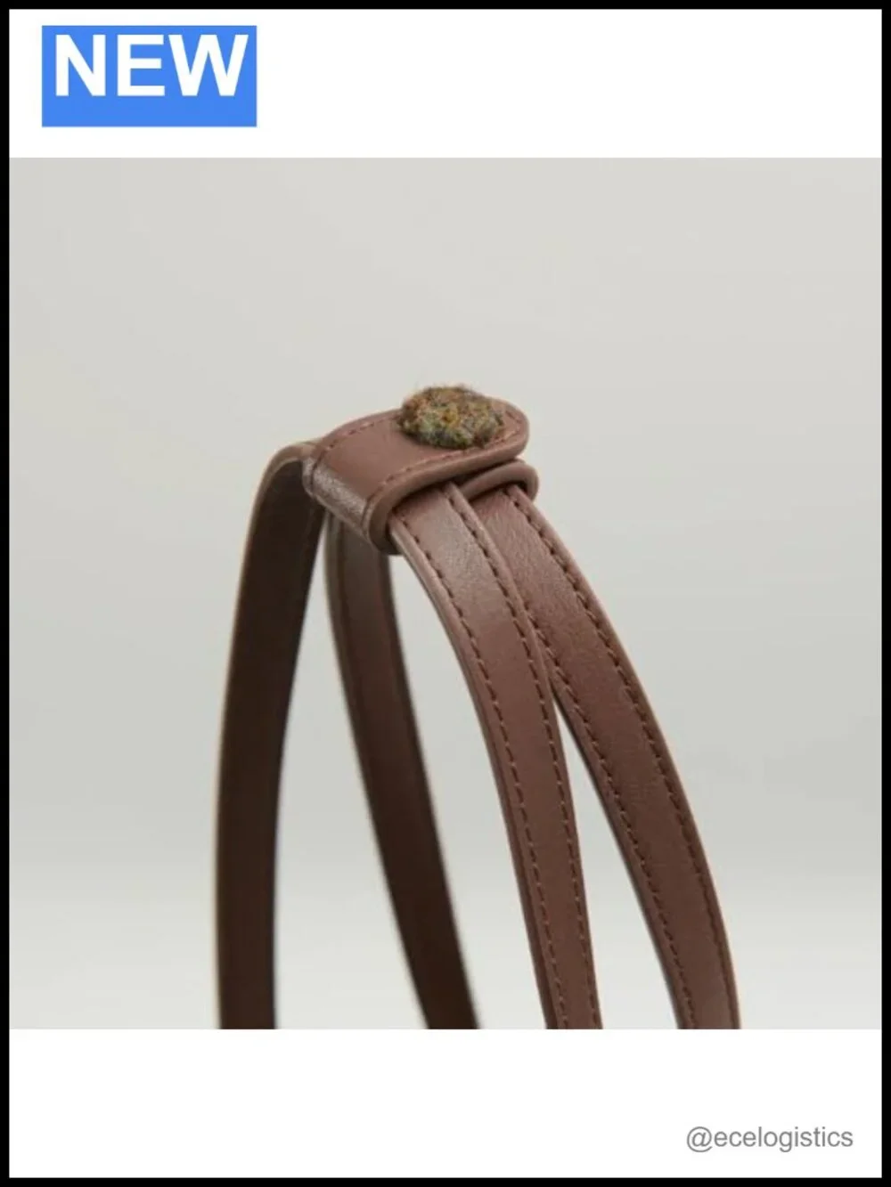 Harris Tweed Tote Genuine Leather Bucket Bag Inner Pocket